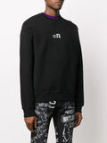 Dsquared2 Mini Icon-print Crew Neck Sweatshirt in Black