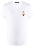 Dolce & Gabbana Embroidered Piqué T-Shirt in White