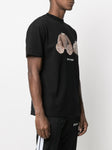 Palm Angels Teddy Bear Print T-shirt in Black