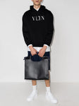 Valentino Garavani VLTN Logo Print Black Hoodie