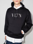 Valentino Garavani VLTN Logo Print Black Hoodie