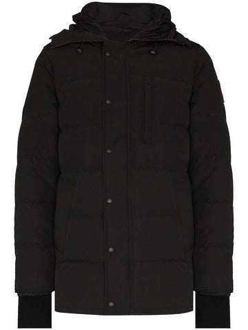 Canada Goose Carson Logo Patch Puffer Parka in Black