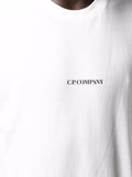 C.P. Company Compact Logo-print Cotton T-shirt in White