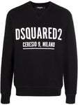 Dsquared2 Ceresio9 Milano Print Sweatshirt in Black