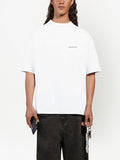 Balenciaga Logo Print Short-sleeve T-shirt White