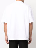 Balenciaga Paris Logo Cotton T-shirt White