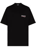 Balenciaga Political Campaign Printed Logo Oversized T-shirt Black