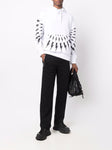 Neil Barrett Thunderbolt-print Hoodie in White