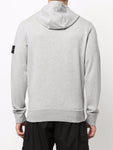 Stone Island Compass-badge Logo Hoodie in Grey