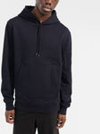 C.P Company Diagonal Raised Fleece Hoodie in Navy