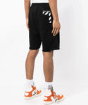 Off-White Diag Pocket Logo Printed Shorts in Black