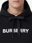 Burberry Ansdel Logo print Hoodie in Black