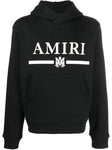 AMIRI Ma Bar Embroidery Hoodie Black