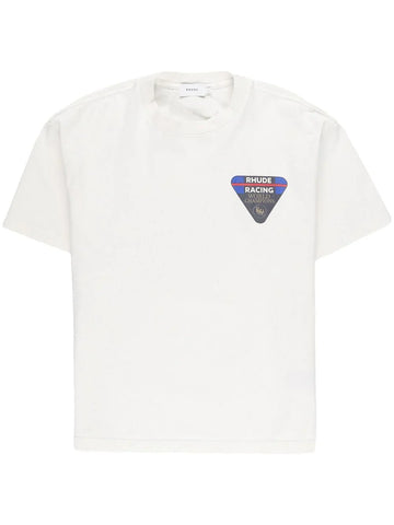 Rhude Racing World Champions Graphic Print T-Shirt in White