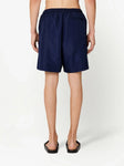 AMI Paris Embroidered logo Swim Shorts in Navy