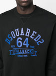 Dsquared2 Fullback College Sweatshirt Black