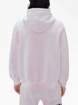 Amiri Logo Patch Cotton Hoodie in Pink