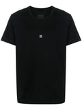 Givenchy Small 4G Logo Embroidered T-Shirt in Black