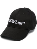 Off-White Bookish Logo Baseball Cap in Black