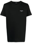 Balmain Small Logo Embroidered T-Shirt in Black