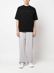 Lanvin Embroidered Logo T-Shirt in Black