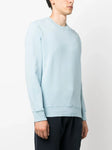 Stone Island Compass Patch Logo Sweatshirt in Sky Blue