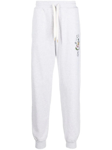 Casablanca Embroidered Casa Way Sweatpant Joggers Grey