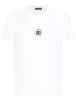 Dolce & Gabbana Marina Logo Printed T-Shirt in White