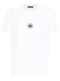 Dolce & Gabbana Marina Logo Printed T-Shirt in White