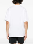 Stone Island Reflective One Compass Print Logo T-Shirt in White