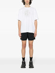 Stone Island Reflective One Compass Print Logo T-Shirt in White