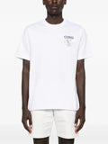 Casablanca Equipment Sportive Cotton T-Shirt in White