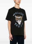 Kenzo Drawn Tiger Printed T-Shirt in Black