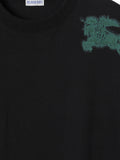 Burberry Graffiti Equestrian Knight T-Shirt in Black