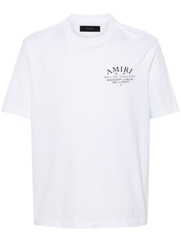 Amiri Art District Printed T-Shirt in White