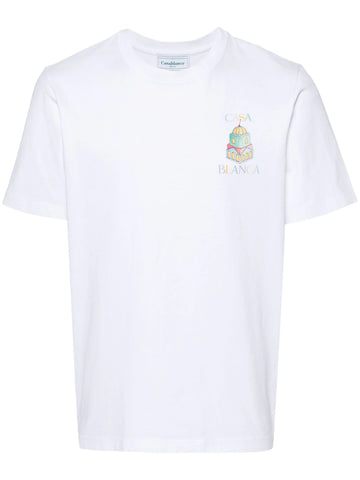 Casablanca Objets En Vrac Printed T-Shirt in White