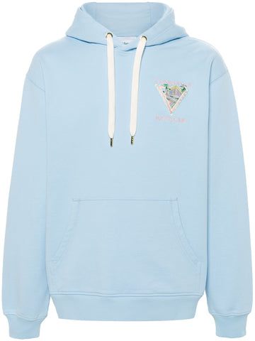 Casablanca Maison De Reve Hoodie in Pale Blue