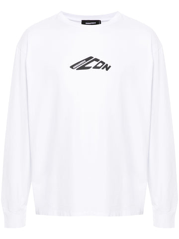 Dsquared2 New Generation Icon Logo Sweatshirt in White