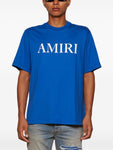 Amiri Core Logo Printed T-Shirt in Blue