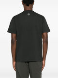 Stone Island Institutional Three Rubberised Logo T-Shirt in Black