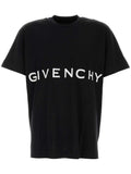 Givenchy 4G Embroidered Logo Printed T-Shirt in Black