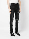 Amiri Boucle MX1 Ripped Jeans in Black