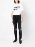 Amiri Boucle MX1 Ripped Jeans in Black