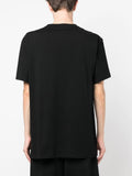 Alexander McQueen Spray Crush Logo Print T-Shirt in Black