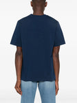 Casablanca La Medaille Printed T-Shirt in Navy