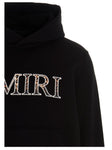 Amiri Leopard Applique Hoodie in Black