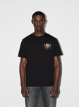 Amiri MA Drip Collage Printed T-Shirt in Black