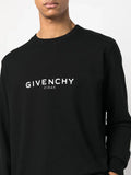 Givenchy Reverse Paris Slim fit Sweatshirt in Black