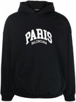 Balenciaga Cities Paris Hoodie Black