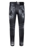 Dsquared2 Cool Guy Ripped Bleached Wash Jeans in Black